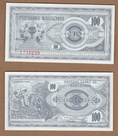 AC - MACEDONIA 100 DENAR UNCIRCULATED - Noord-Macedonië