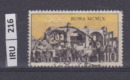 ITALIA REPUBBLICA   1959	Preolimpica L. 110 Usato - 1946-60: Usati