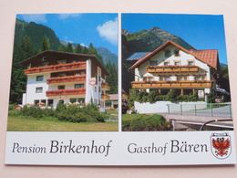 Pension BIRKENHOF - Gasthof BÄREN ( Fam. Lumper ) Anno 19?? ( Zie/voir Photo ) ! - Lechtal