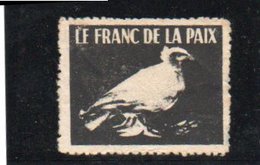 VIGNETTE- NSG - LE FRANC DE LA PAIX - Other & Unclassified