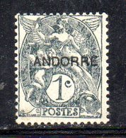 R784 - ANDORRA FRANCESE , Unificato N. 2 ***  MNH - Nuevos