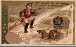 CHROMO  CHOCOLAT INIMITABLE DUROYON & RAMETTE  CAMBRAI  EN VOITURE - Duroyon & Ramette