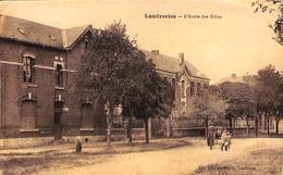 59 - Landrecies - L'Ecole Des Filles (animée, Edit. Leroque-Beguin 1927) - Landrecies