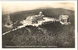 Fichtelberghaus 1214m Hoch, Oberwiesenthal 7 Sächs. Erzgebirge - Fliegeraufnahme V. 1931  (AK114) - Oberwiesenthal