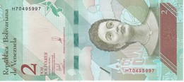 BILLETE DE VENEZUELA DE 2 BOLIVARES DEL 15 DE ENERO DEL AÑO 2018 SIN CIRCULAR-UNCIRCULATED (BANKNOTE) LORO-PARROT - Venezuela