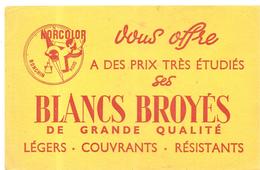 Buvard MORCOLOR Vous Offres à Des Prix étudiés Ses BLANCS BROYES De Grande Qualité - Farben & Lacke