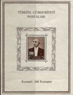 Turkey 1943 Inönü Blok MH T43-01Bl - Unused Stamps