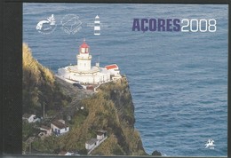 2008 Portugal (Azores) Year Set Prestige Booklet With Europa: Writing Letters Included (** / MNH / UMM) - 2008