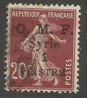 Syria - 1921 Sower Overprint 1pi/20c With Gum - Unused Stamps