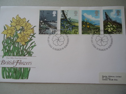 GREAT BRITAIN U.K FDC PLANTS FLOWERS - Unclassified