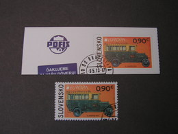 Slovensko Post Auto ,  Europa Marke 2013 - Used Stamps