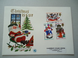 GREAT BRITAIN U.K FDC CHRISTMAS 68 - Unclassified