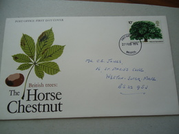 GREAT BRITAIN U.K  FDC  TREE PLANTING YEAR - Unclassified