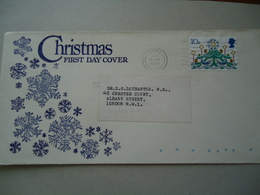 GREAT BRITAIN U.K  FDC CHRISTMAS 80 - Unclassified