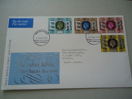 GREAT BRITAIN U.K  FDC SILVER JUBELEE - Ohne Zuordnung