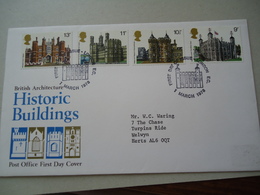 GREAT BRITAIN U.K  FDC HISTORIC BUILDING - Unclassified