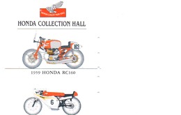 HONDA Télécarte Japon Moto Motor Sports - Sport  Phonecard (G 445) - Motorräder