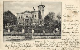 ARNSTADT I. Thür., Villa Marlitt (1901) AK - Arnstadt