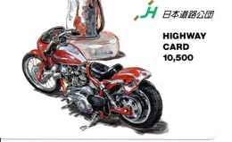 Carte Prépayée Japon Moto Motor Sports - Sport  Card (G 448) - Motos