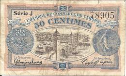 50 Centimes CAHORS  Sie J - Chambre De Commerce