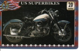 Carte Prépayée US Superbikes Moto Motor Card (G 451) - Collezioni