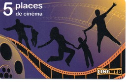 Carte Cinéma Ciniwab Magnétique Gift Card Luxe (G 453) - Movie Cards