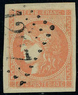 Oblitéré N° 48, 40c Orange, T.B. Signé A Brun - Other & Unclassified