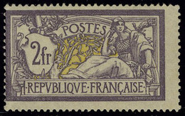 Neuf Avec Charnière N° 122, 2f Violet Et Jaune, Cl, T.B. - Sonstige & Ohne Zuordnung