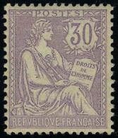 Neuf Sans Charnière N° 128, 30c Violet Excellent Centrage Superbe - Altri & Non Classificati