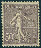 Neuf Sans Charnière N° 133a, 30c Violet Foncé, Très Bon Centrage, T.B. - Sonstige & Ohne Zuordnung