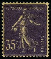 Neuf Avec Charnière N° 136c, 35c Violet Impression Double T.B. Rare, Maury - Altri & Non Classificati