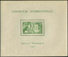 Neuf Sans Charnière 1937, Expo Internationale De Paris, Les 24 Blocs T.B. - Altri & Non Classificati