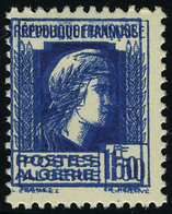 Neuf Sans Charnière N° 214a, 1f50 Bleu Double Impression T.B. - Andere & Zonder Classificatie