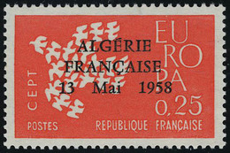 Neuf Sans Charnière Serie De 15 Valeurs De France Suchargées Algérie Française 13 Mai 1958 TB - Andere & Zonder Classificatie