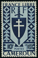 Neuf Sans Charnière N° 250a, 10c Bleu, Double Impression De La Valeur T.B. - Sonstige & Ohne Zuordnung