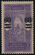 Neuf Sans Charnière N° 66a, 60 Sur 75 Violet Sur Rose, Double Surcharge T.B. Signé JF Brun - Altri & Non Classificati