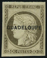 Neuf Avec Charnière N° 12, 30c Brun T.B. - Altri & Non Classificati