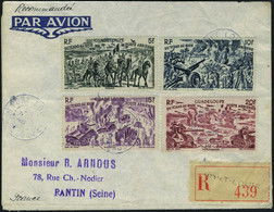 Lettre N° 4/10, Sur LR De Port Louis 29 Nov 46, + N° 11 Et 12 Sur LR De  Basse Terre 20 Dec 46, Les 2 Plis Pour Pantin A - Sonstige & Ohne Zuordnung