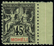 Neuf Sans Charnière N° 11a, 45c Noir Sur Vert Dentelé 11, Bdf, T.B. - Other & Unclassified