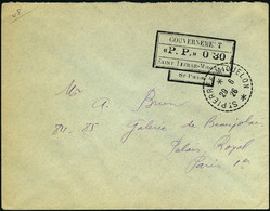 Lettre 2 L Affranchies Avec Cachets Provisoire De 1926 Différents : 1 Cachet PP Càd 22.5.26 Et 1 Cachet PP 030 Càd Du 29 - Sonstige & Ohne Zuordnung