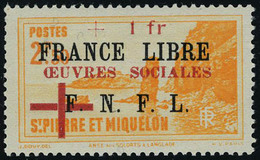 Neuf Sans Charnière N° 310/11, La Paire France Libre, Oeuvres Sociales, TB - Andere & Zonder Classificatie
