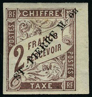 Neuf Avec Charnière N° 8/9, 1f Et 2f Marron, T.B. Signé Calves - Other & Unclassified