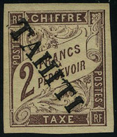 Neuf Avec Charnière N° 13, 2F Marron, TB, Signé Calves - Sonstige & Ohne Zuordnung