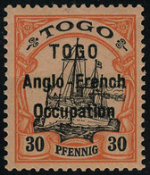 Neuf Sans Charnière N° 37, 30pf Anglo-French Occupation, Type II, TB, Maury - Sonstige & Ohne Zuordnung