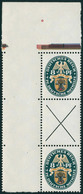 Neuf Sans Charnière N° 417, 8pf + Croix + 8 Pf, Paire Verticale, Cdf, Superbe, Michel S 55 - Sonstige & Ohne Zuordnung