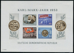 Neuf Sans Charnière N° 2/3, 70 Anniversaire Mort De Karl Marx, Blocs Dentelés + ND, T.B. - Andere & Zonder Classificatie