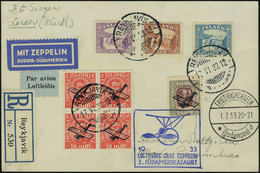 Lettre Zeppelin 3è SAF 1933 Pour Le Brésil TB - Sonstige & Ohne Zuordnung