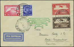 Lettre Zeppelin 2è SAF 1933 Affranchissement Mixte Avec Allemagne Pour Le Bresil, TB - Andere & Zonder Classificatie