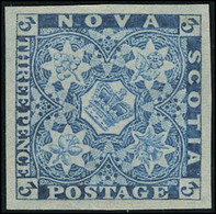 Neuf Sans Gomme N° 2, 3p Bleu Réparé Aspect T.B. - Altri & Non Classificati