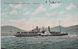 Marine/Civile /Caledonian Railway Steamer " IVANHOE"/ Ecosse/ 1906         MAR68 - Commerce